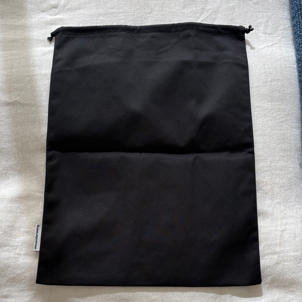 New Alexandre Wang Black Drawstring Bag